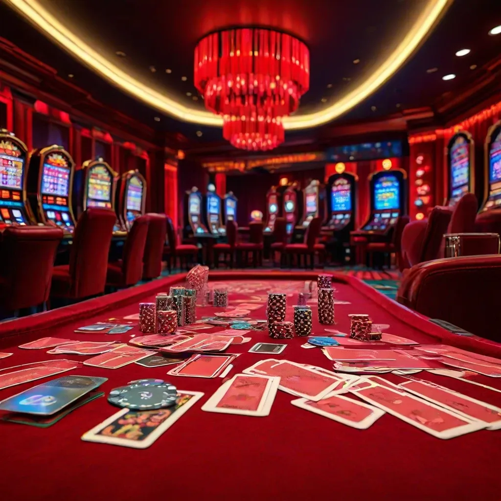 Vibrant Glitch Gamblescape